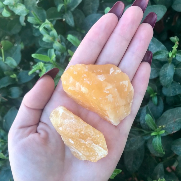 2 Orange Calcite Chunks🧡 - Picture 2 of 4
